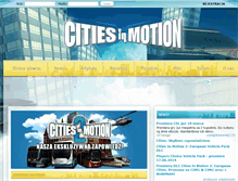 Tablet Screenshot of citiesinmotion.pl